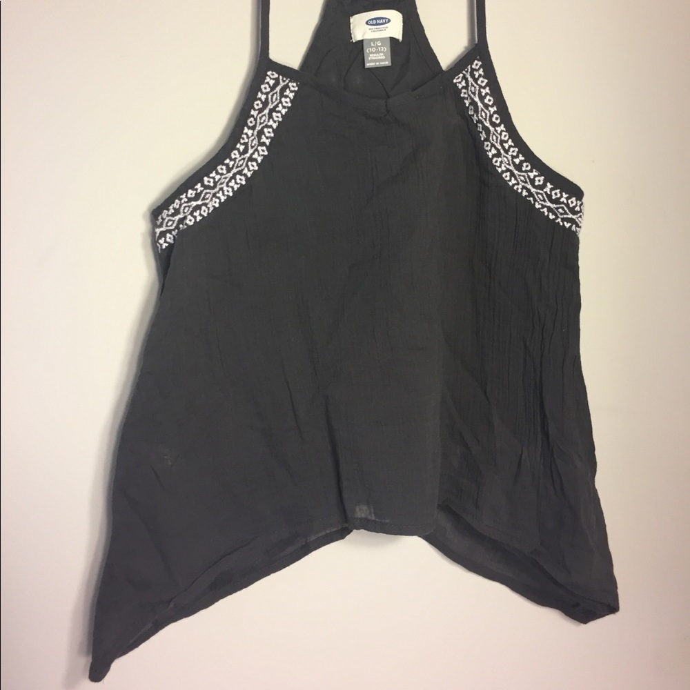 Dark gray tank
